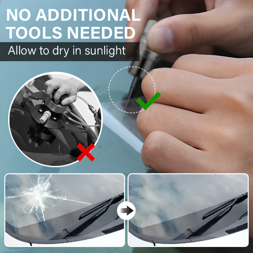 Calydrin GlassFix — Windshield Chip & Crack Repair Kit