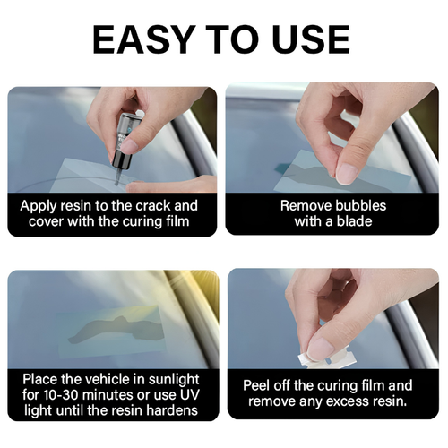 Calydrin GlassFix — Windshield Chip & Crack Repair Kit